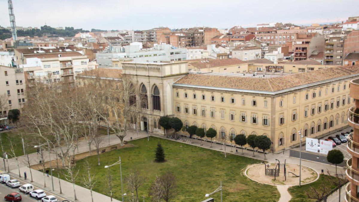 Imagen de archivo del edificio del Rectorado de la UdL. 