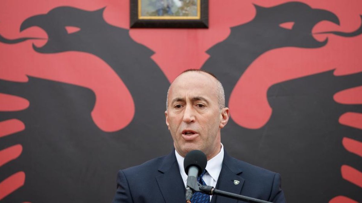 El primer ministro de la República de Kosovo, Ramush Haradinaj.