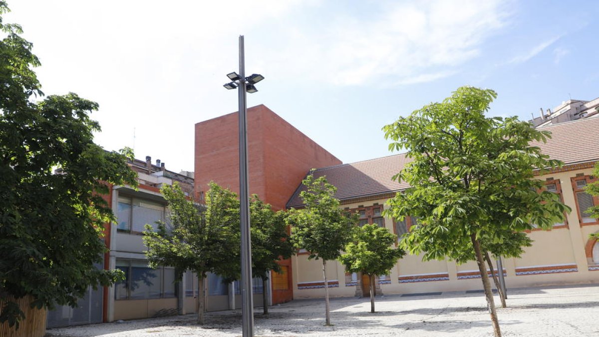 Vista exterior de l’Aula Municipal de Teatre de Lleida.