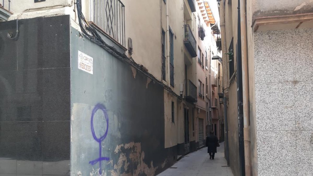 Un dels carrers afectats pel canvi de normativa.