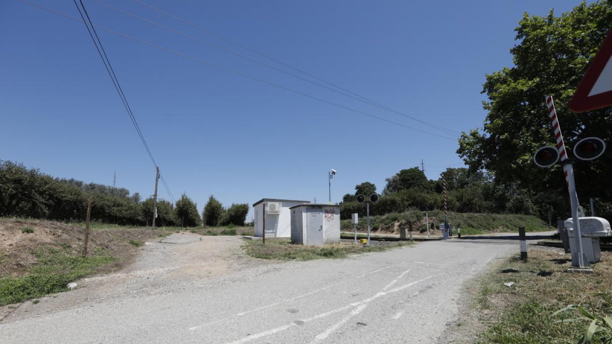 Imagen de la zona donde se construirá el nuevo apeadero de la línea de La Pobla en Lleida ciudad.