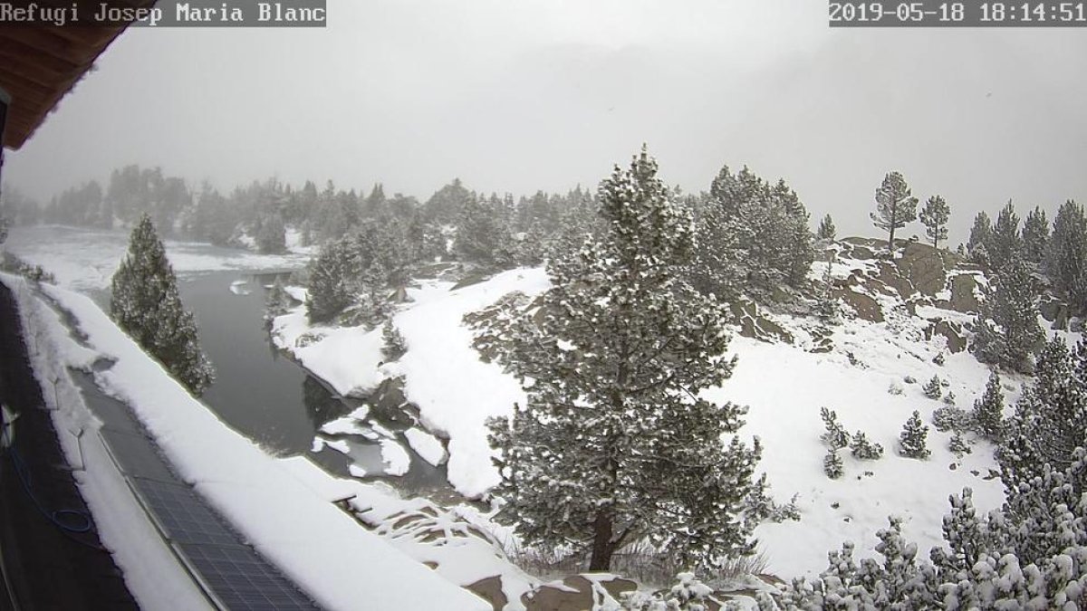 Imagen de ayer de un refugio del Parc Nacional d’Aigüestortes.