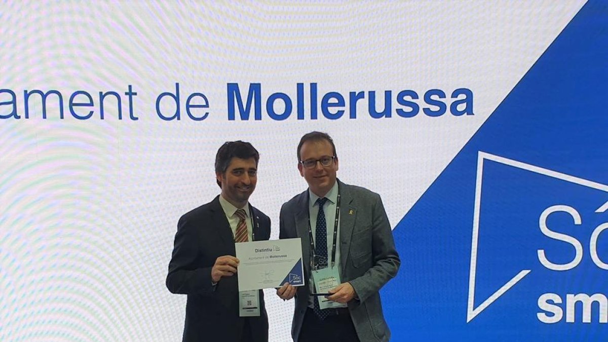 Mollerussa, primer municipio leridano distinguido con el sello 'Soc Smart'