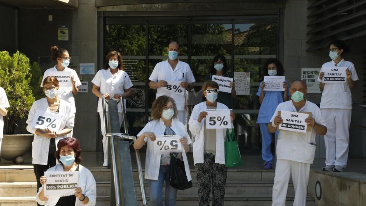 El personal dEl personal de l'hospital Santa Maria de Lleida reclama més temps per als pacientse l'hospital Santa Maria de Lleida reclama més temps per als pacients