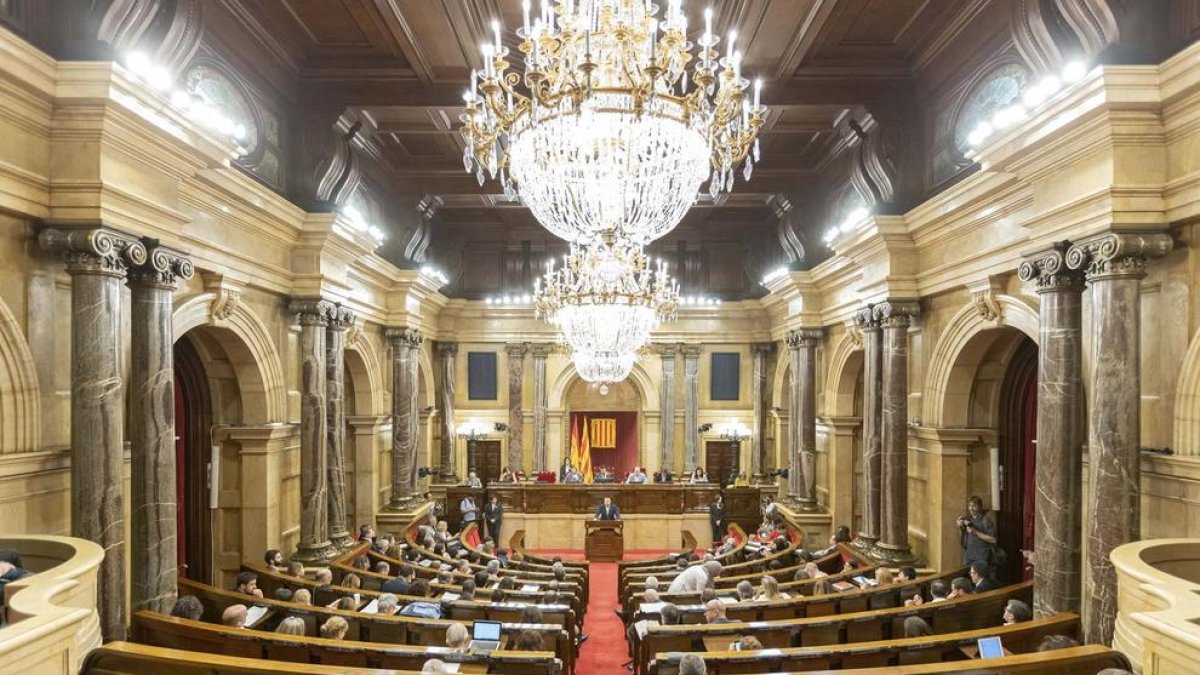 Una vista del Parlament de Catalunya