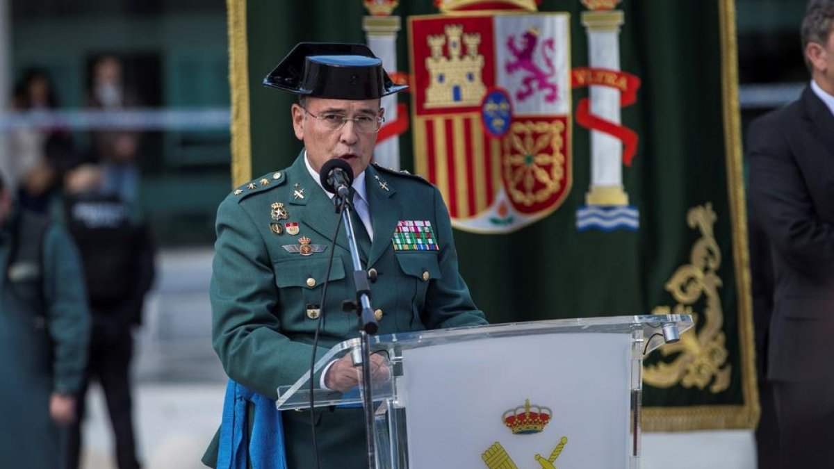 Imagen de archivo del coronel de la Guardia Civil, Diego Pérez de los Cobos, destituido ayer.