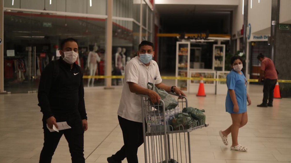 Un centre comercial a El Salvador.