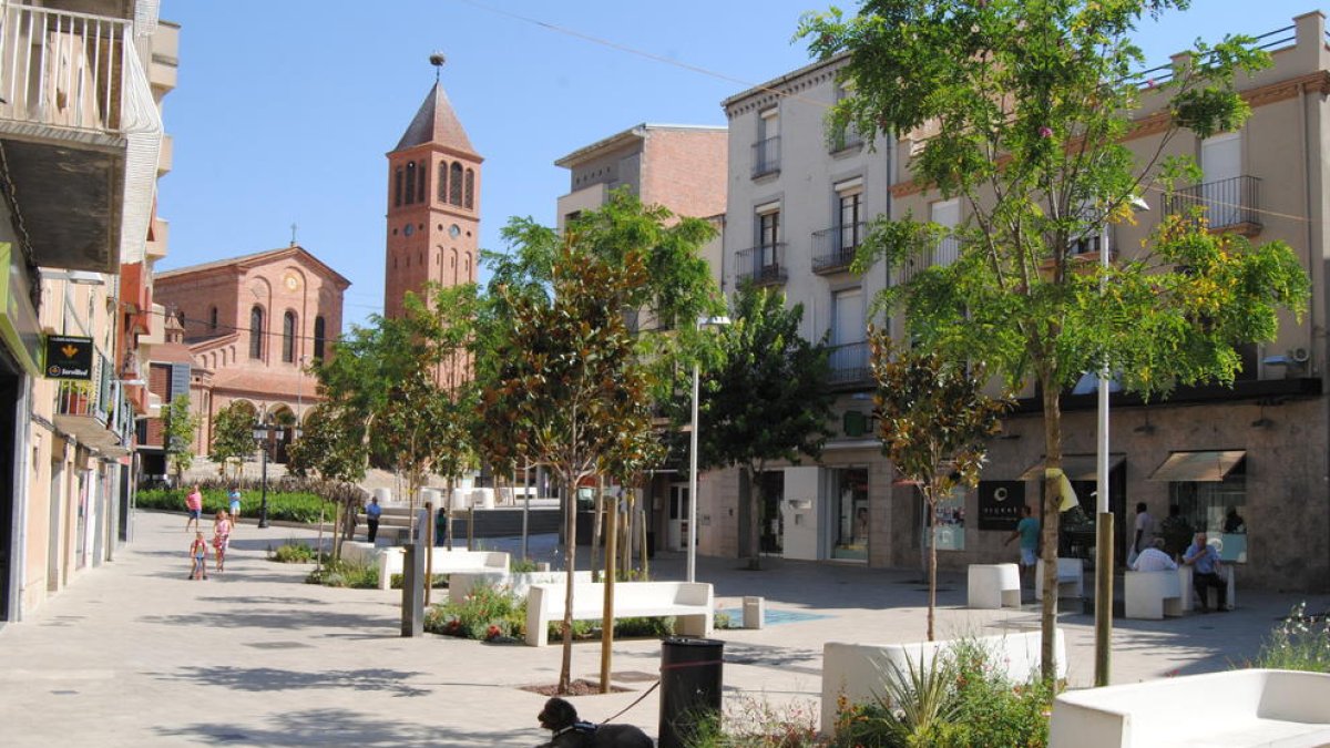 El centro de Mollerussa. 