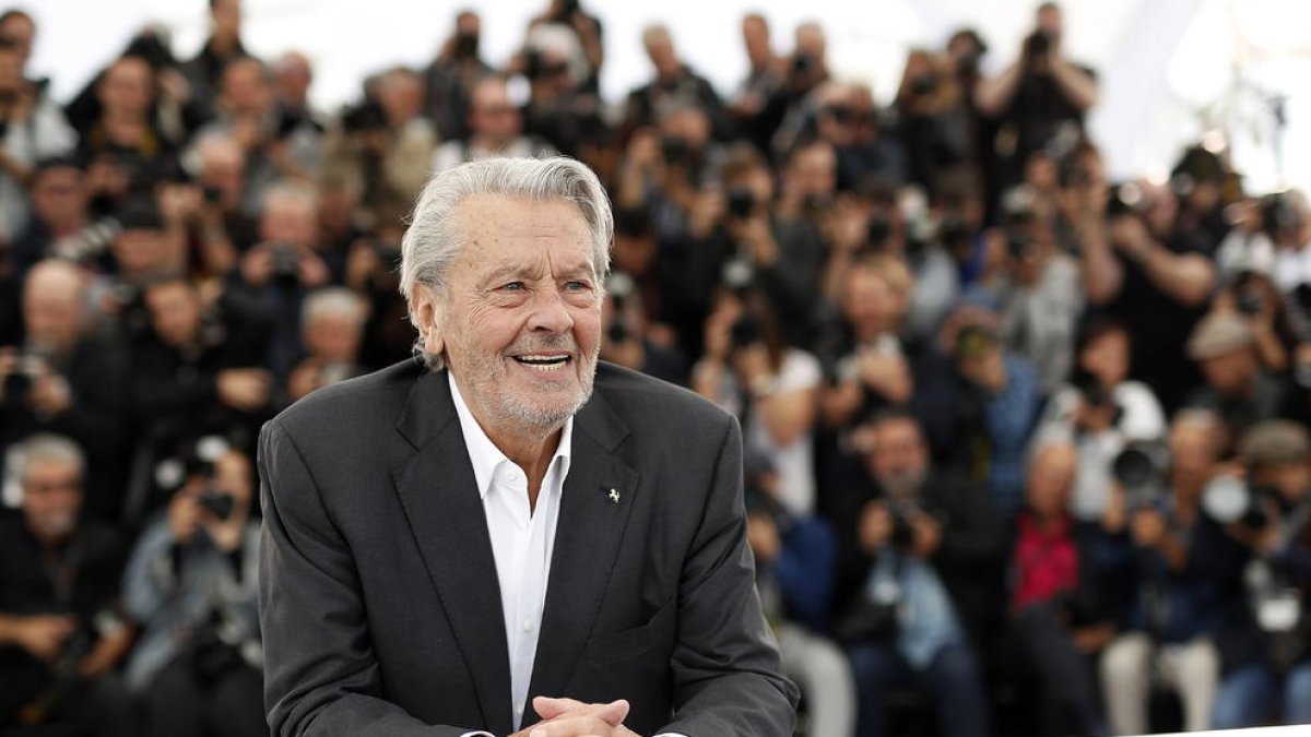 El actor francés Alain Delon en una imagen de archivo en Cannes.