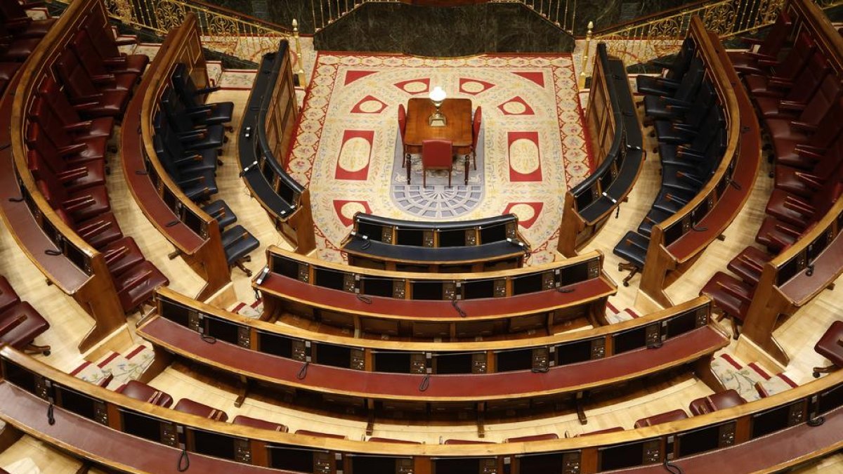 Vista del hemiciclo del Congreso