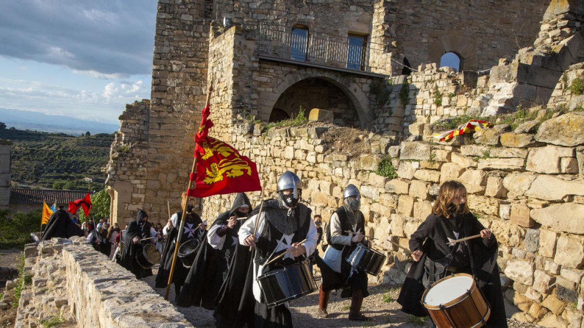 Ciutadilla revivió ayer su fiesta medieval sin público foráneo.