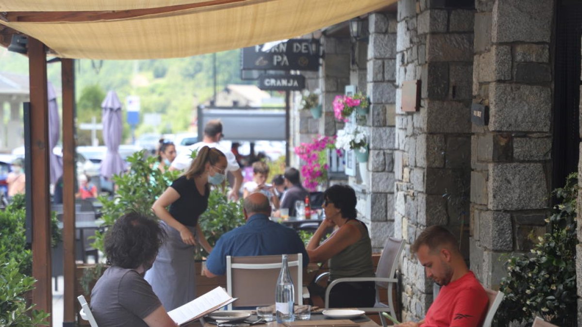 Terrassa d'un restaurant