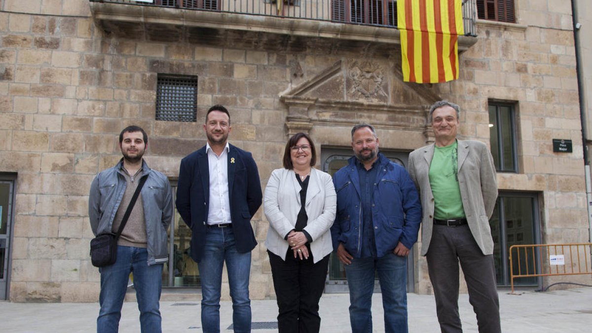 Imagen de la calle Sió de Agramunt, en el centro de esta localidad del Urgell.