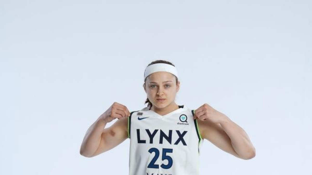 Mikayla Pivec, a l’etapa a les Minnesota Lynx.