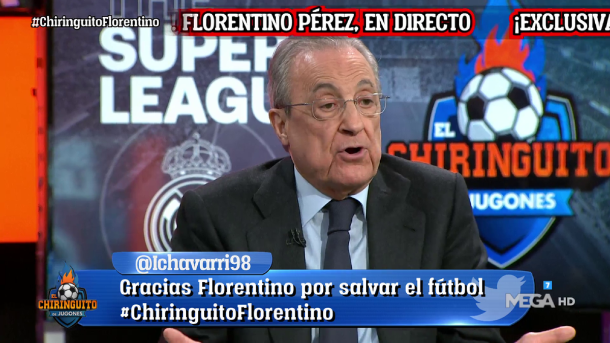 Florentino, a ‘El Chiringuito’.