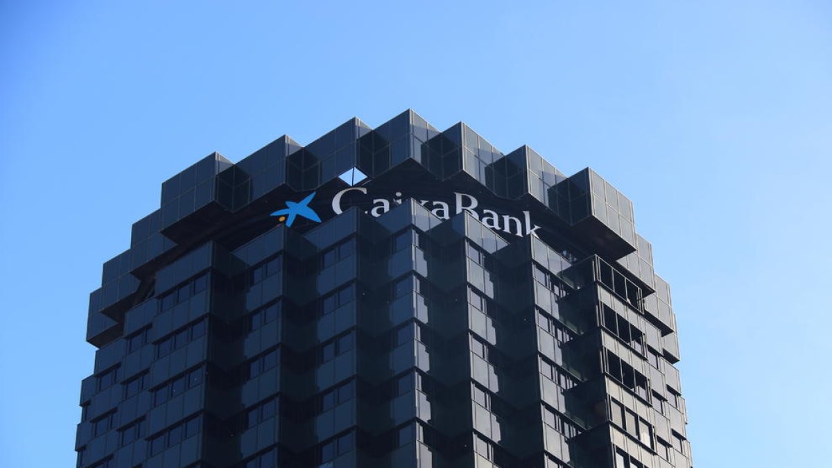 La sede operativa de CaixaBank en la Diagonal de Barcelona.