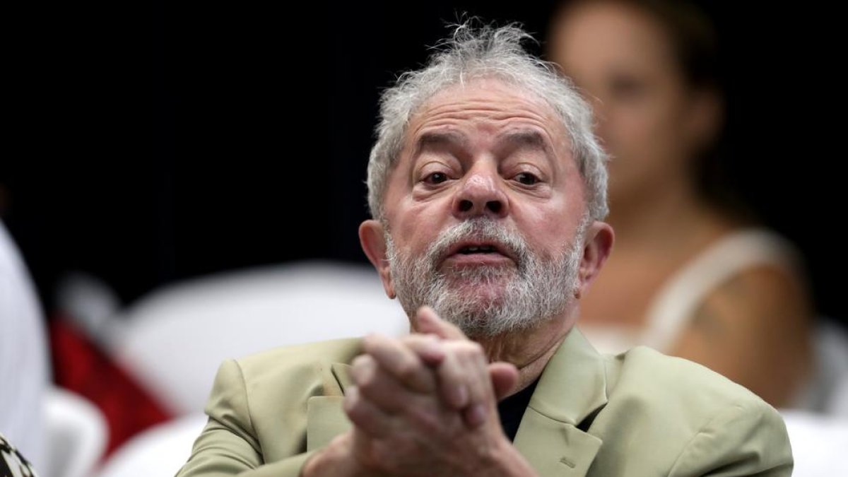 Imatge d’arxiu de l’expresident brasiler Luiz Inácio Lula da Silva, que està a la presó.