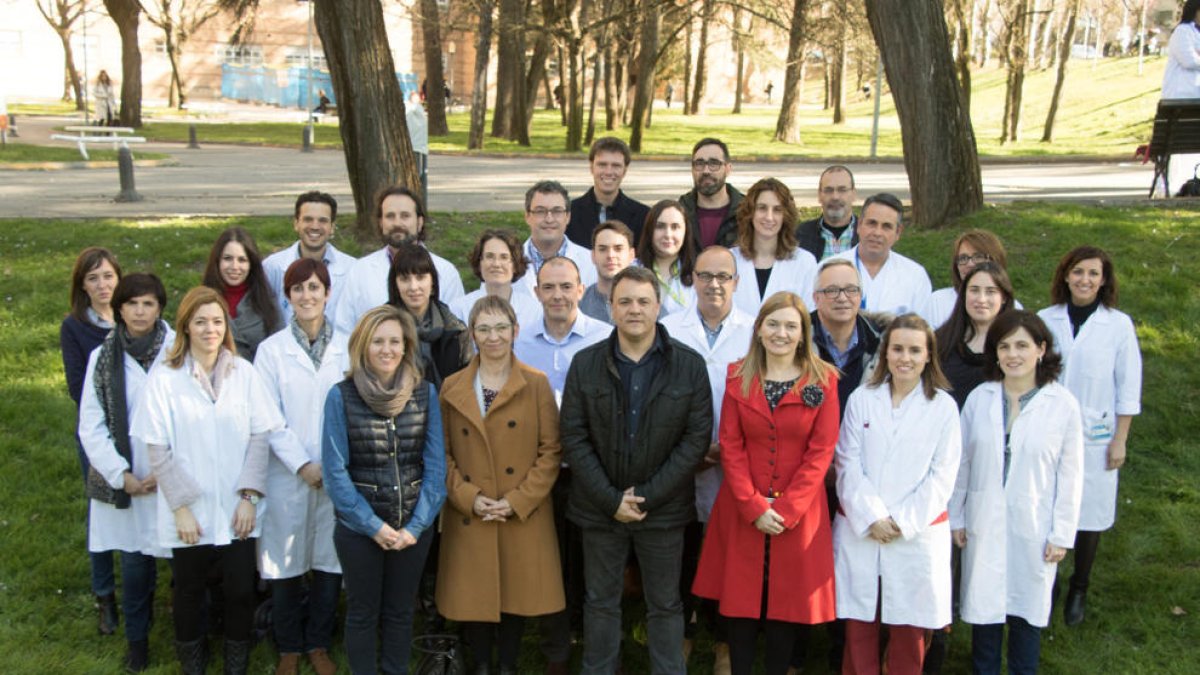 Investigadors del Grup de Recerca de Cures en Salut de l'IRBLleida, en una imatge d'arxiu.