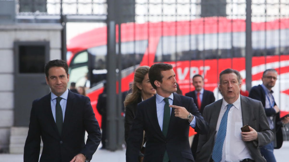 Casado arriba al Congrés amb menys diputats del PP de la història.