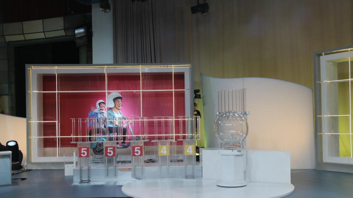 Este plató de TV3 es el escenario del sorteo de hoy de ‘La Grossa’.