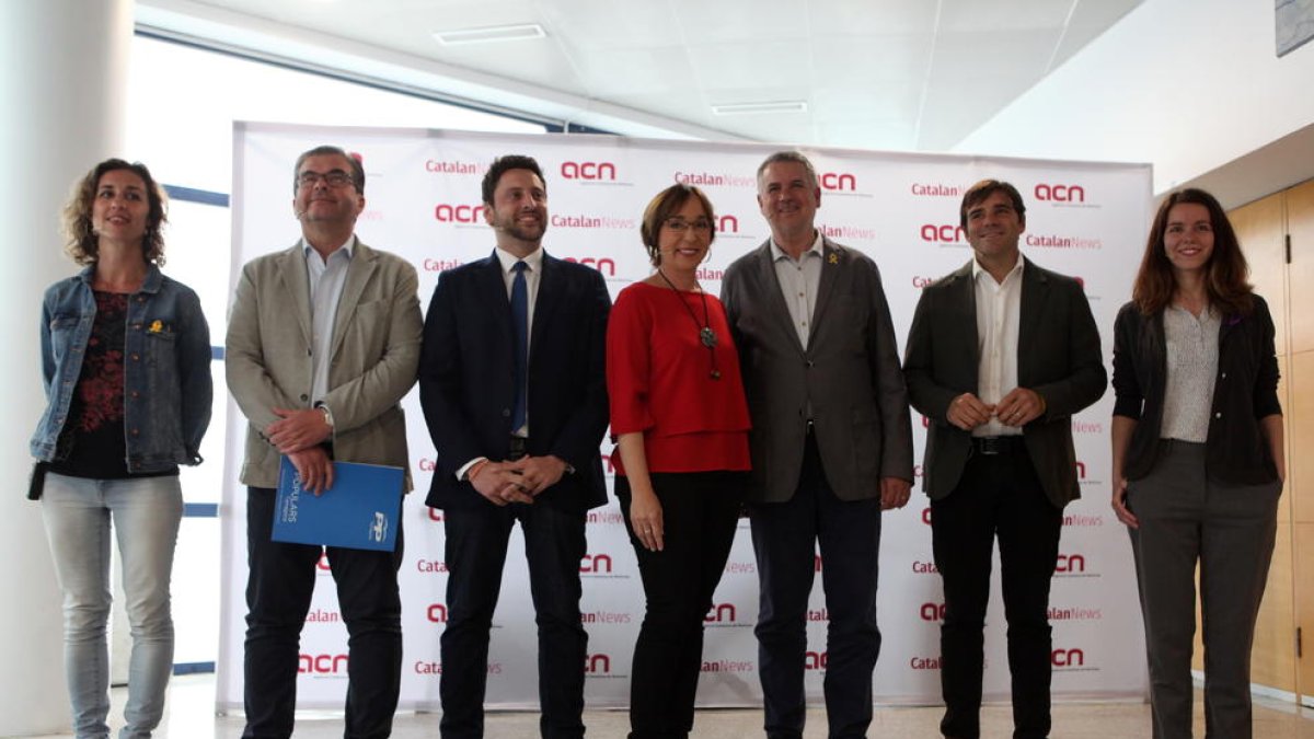 Debat d’alcaldables de Tarragona amb l’absència de Ballesteros.