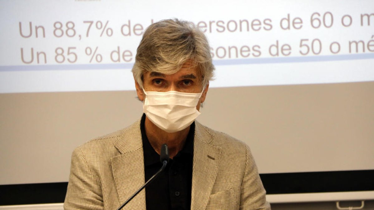 El conseller de Salud, Josep Maria Argimon.
