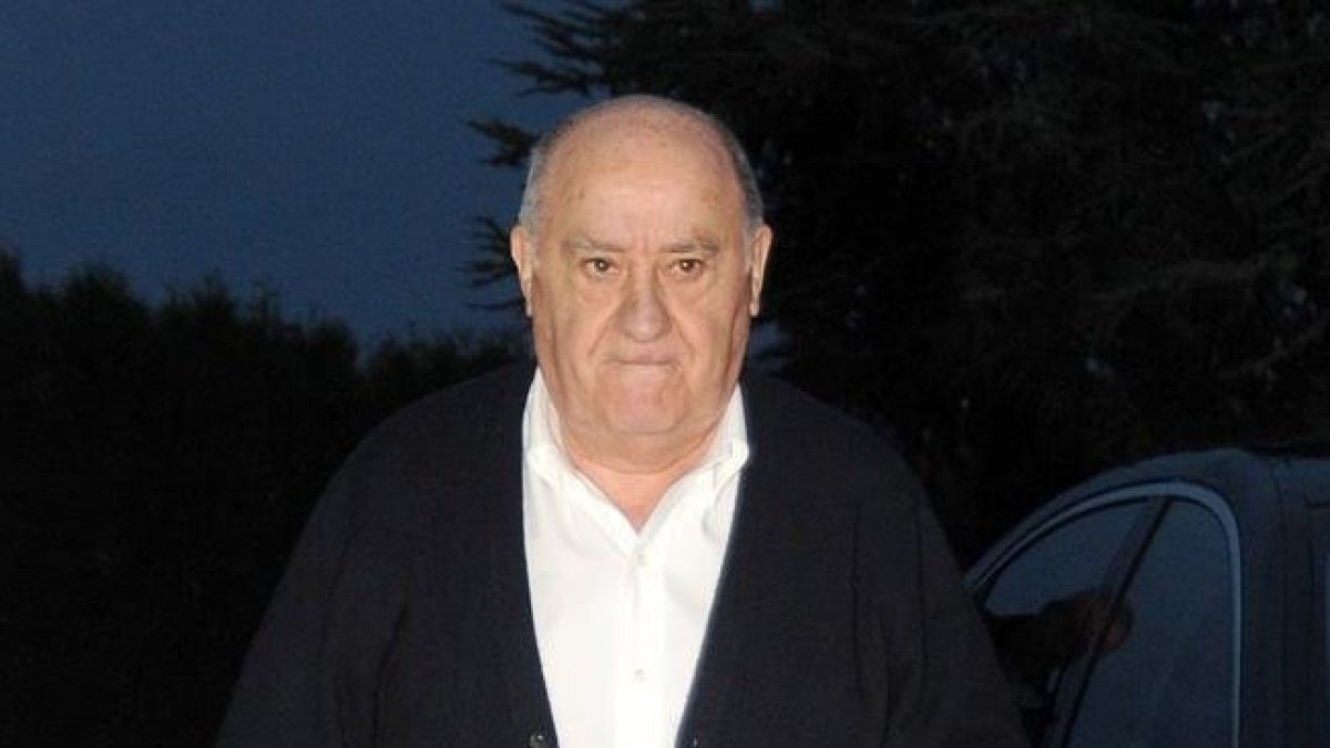 Una de las escasas imágenes de Amancio Ortega.