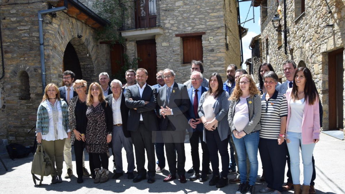 Torra ha participado en Estamariu en el consejo de alcaldes del Alt Urgell.