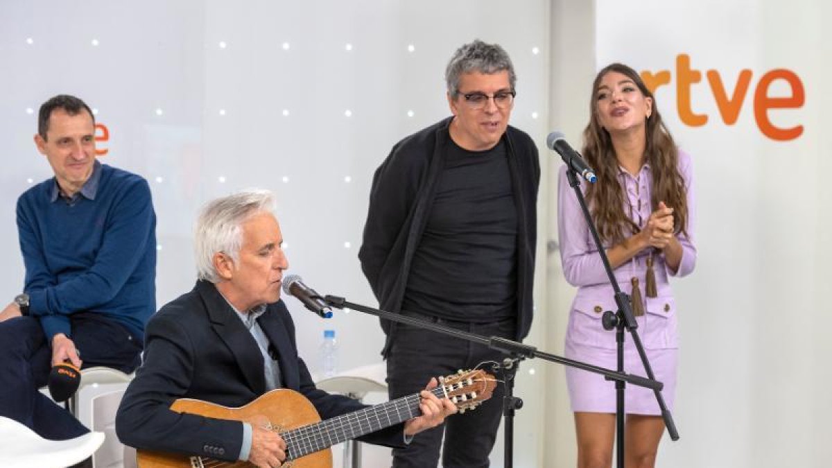 Kiko Veneno, Pedro Guerra y Ana Guerra presentan el concierto.