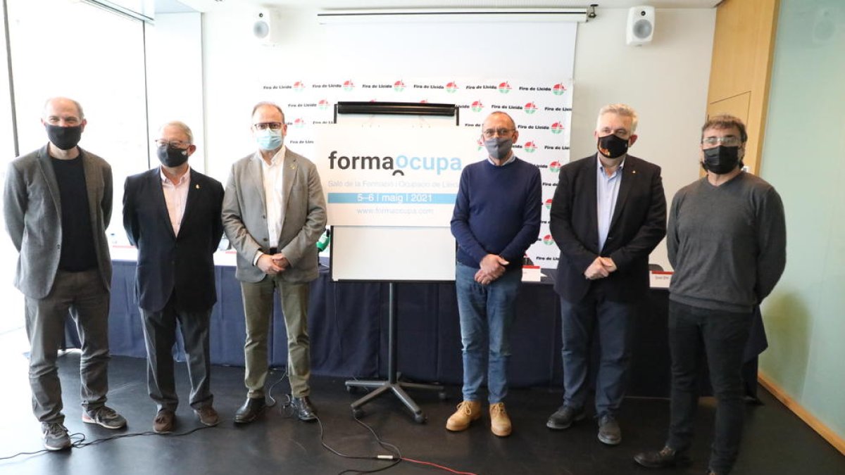 La presentació del nou certamen en línia FormaOcupa, ‘hereva’ de la fira Formació i Treball.