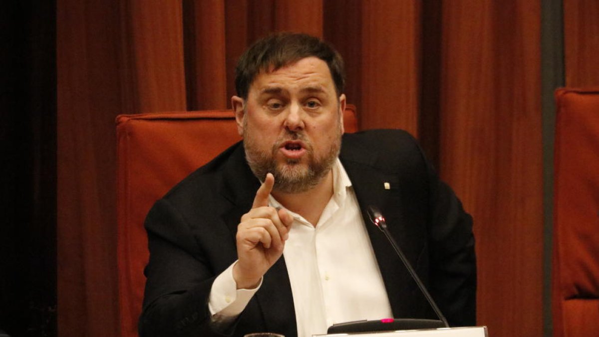 El exvicepresidente del Govern y líder de ERC Oriol Junqueras.