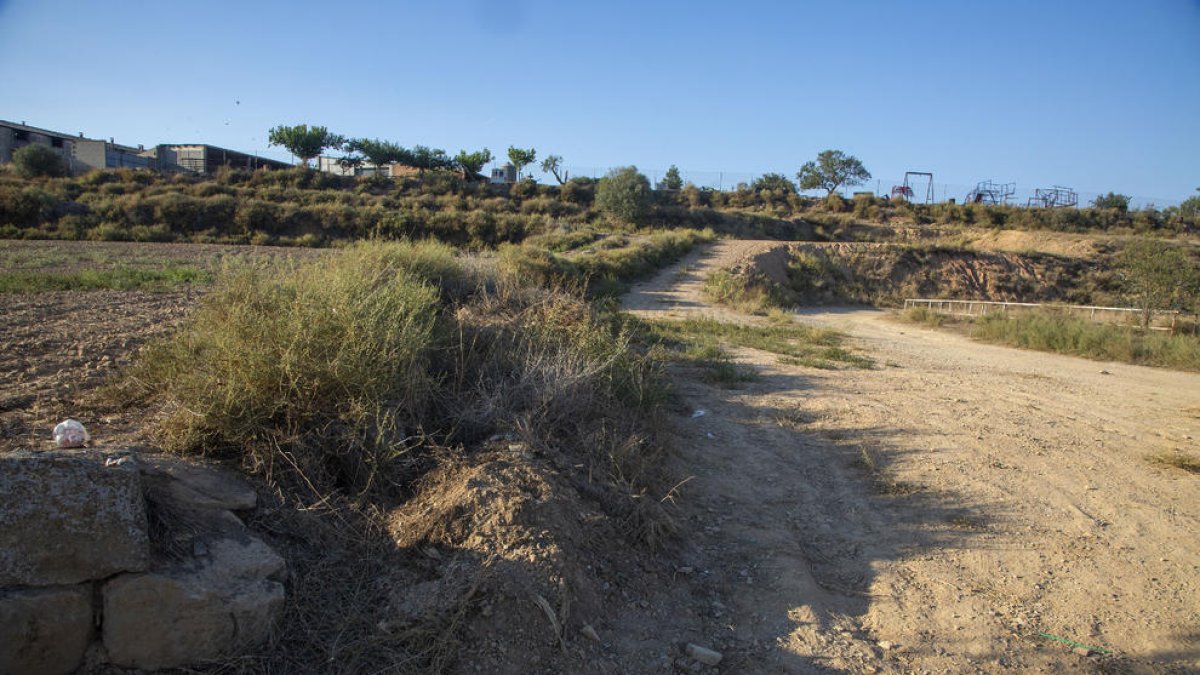 La macroquedada se hizo en el antiguo campo de tiro. 