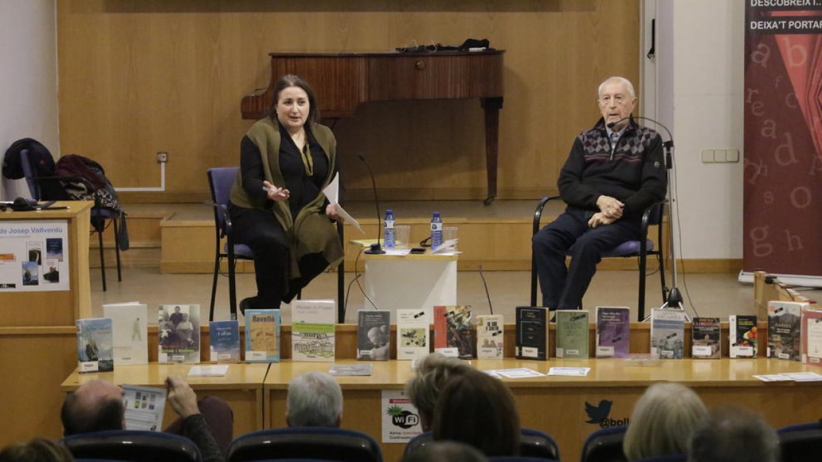 Tertúlia literària amb Josep Vallverdú a la Biblioteca Pública de Lleida