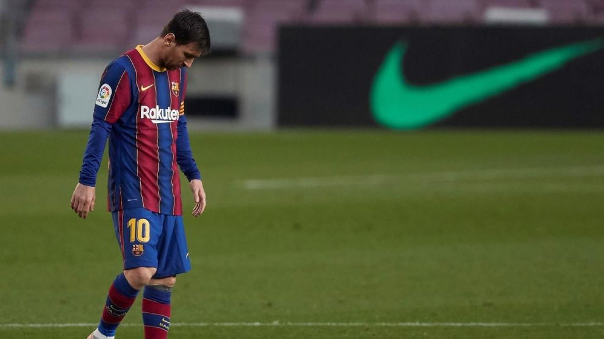 El davanter argentí del FC Barcelona, Leo Messi.