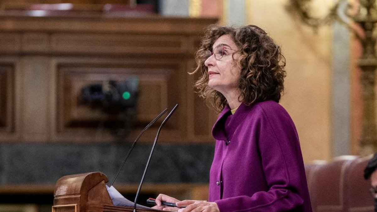 La ministra de Hacienda, María Jesús Montero en una imagen de archivo. 