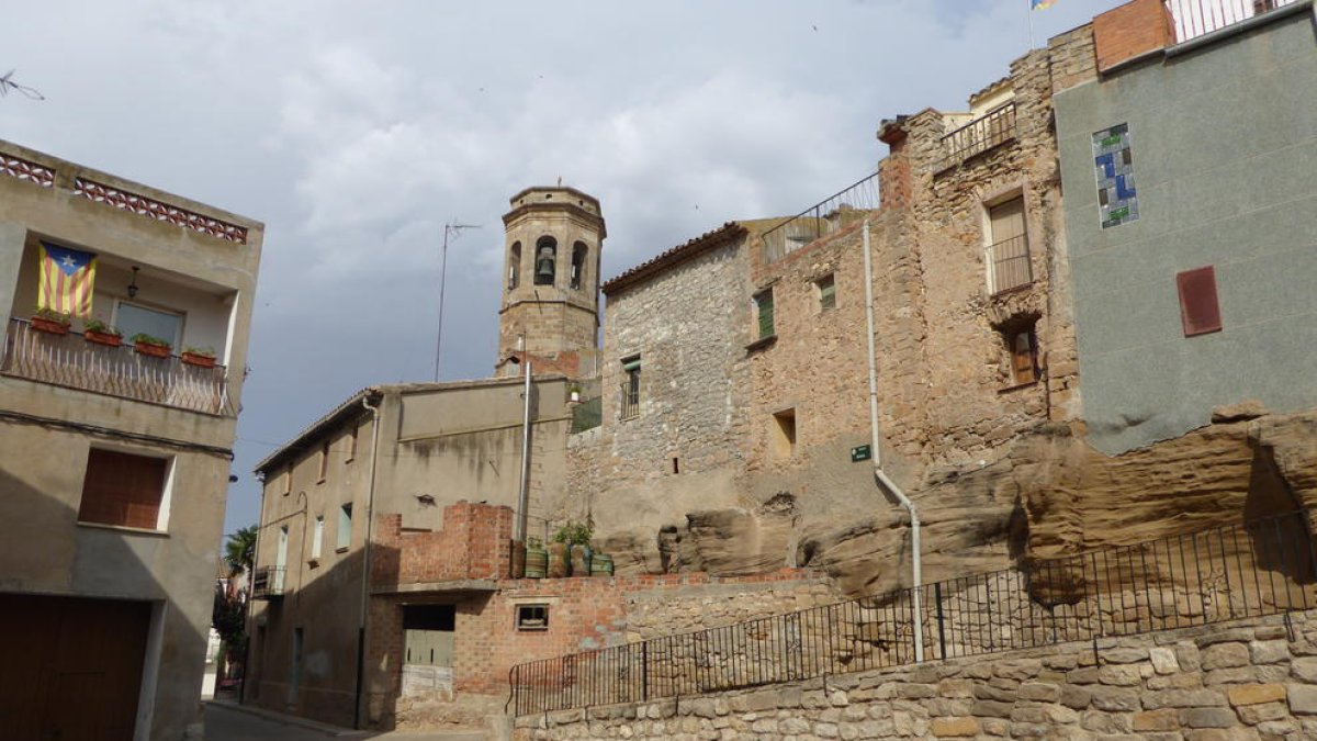 La zona de La Vileta, en el centro histórico de Artesa de Lleida.