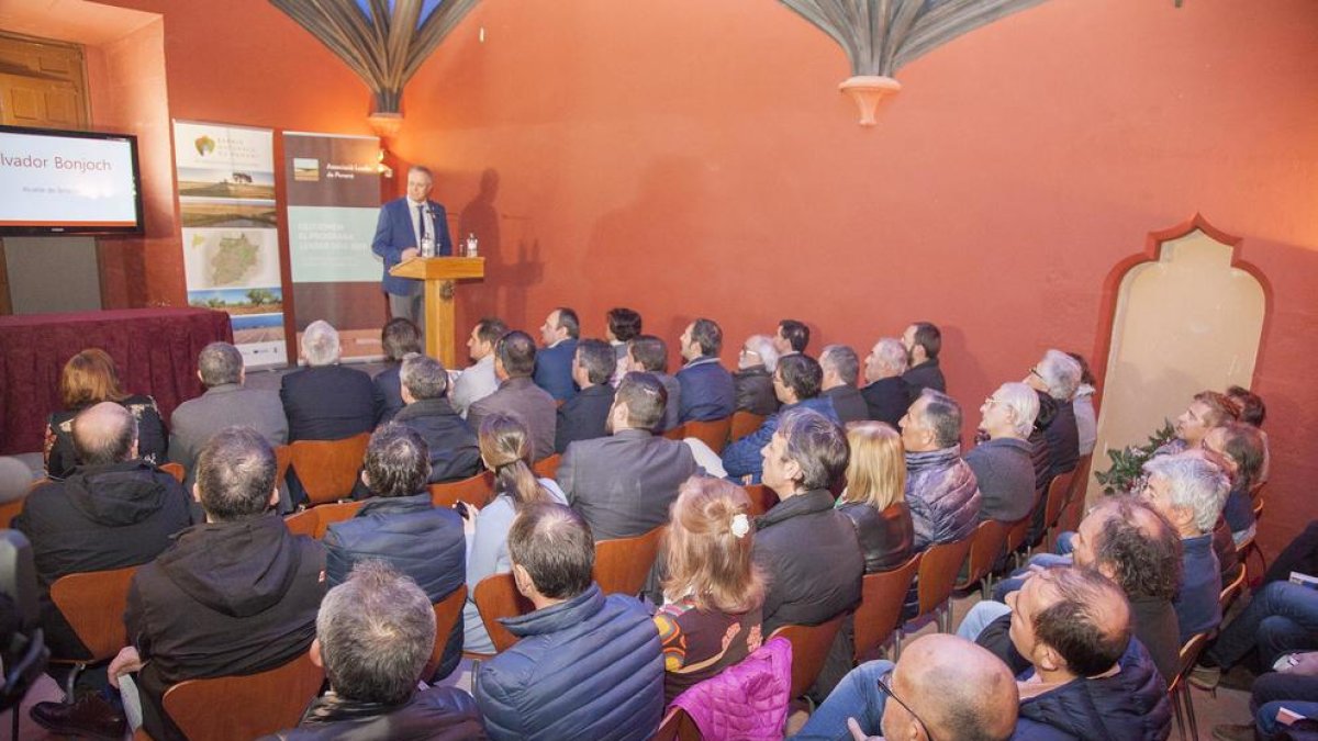 La presentación de Espais Naturals de Ponent ayer en Bellpuig.