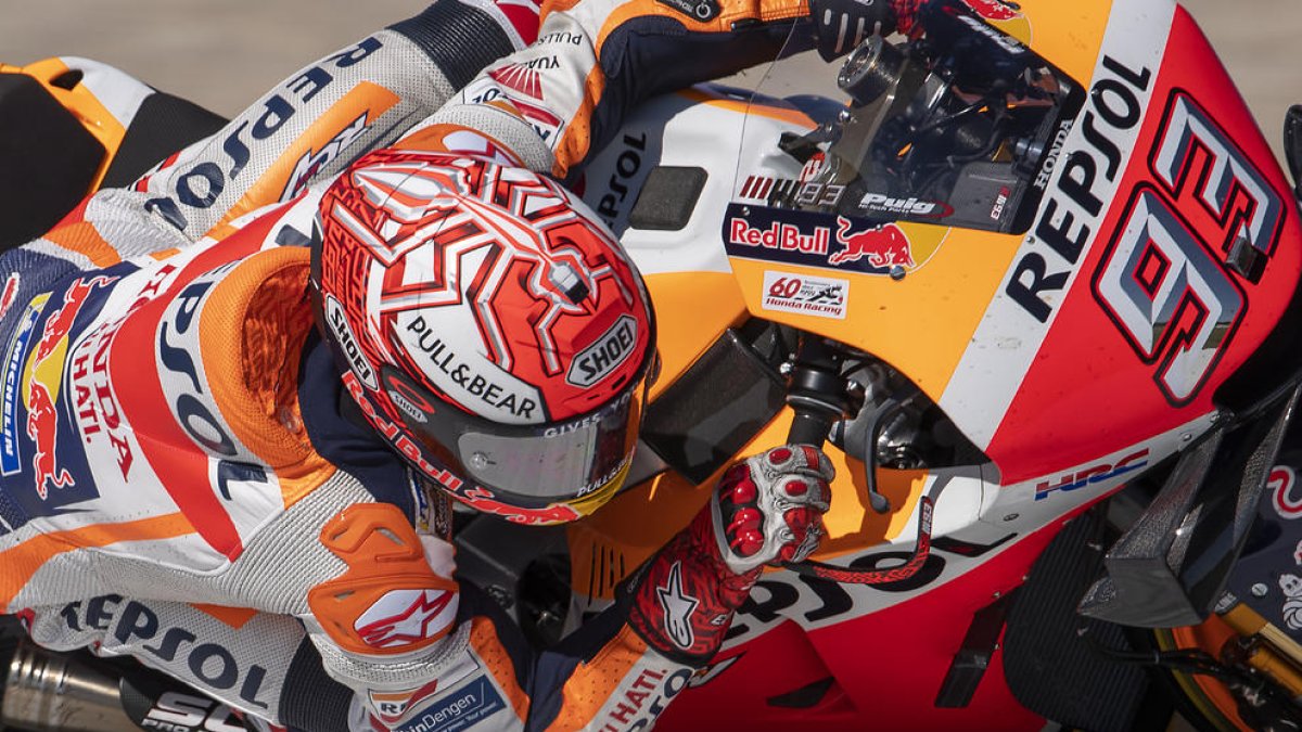 Marc Màrquez, en el circuito de Assen.