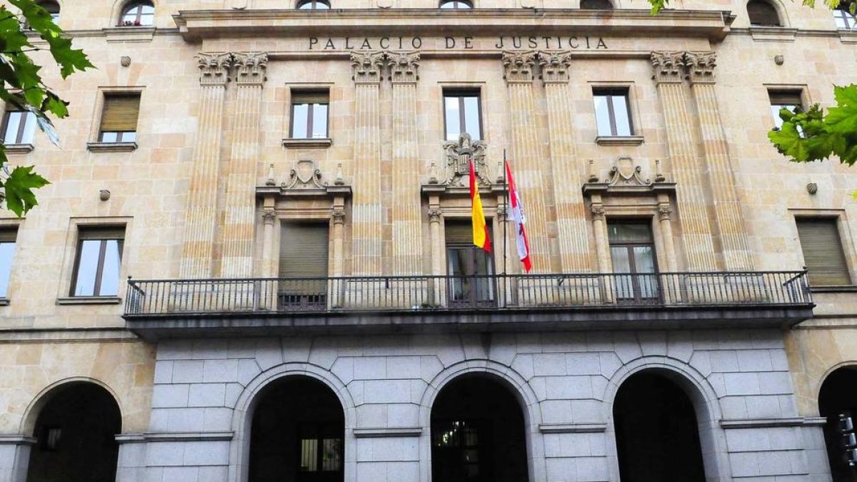 Vista de la sede de la Audiencia Provincial de Salamanca. 