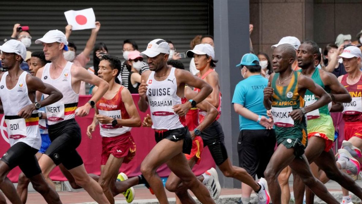 Diploma olímpic per al lleidatà Ayad Lamdassem en marató