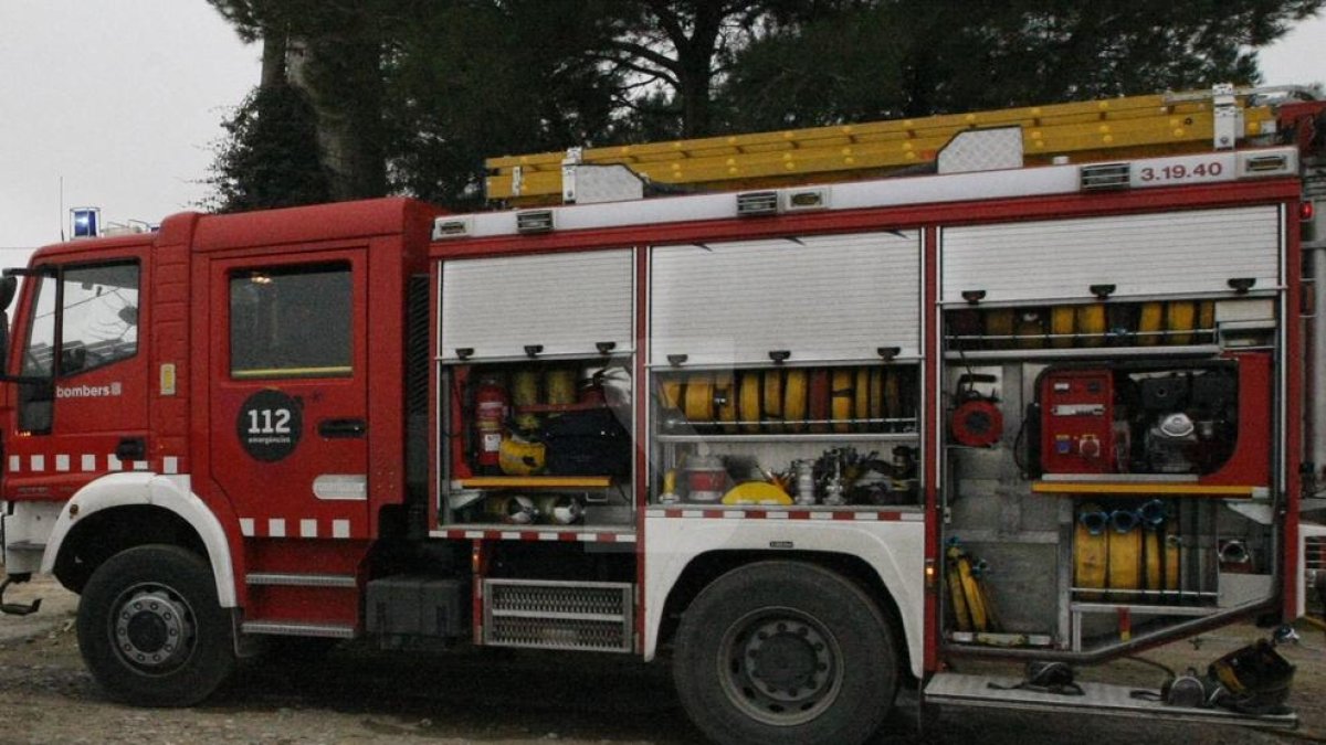Un camió dels bombers en una imatge d'arxiu.