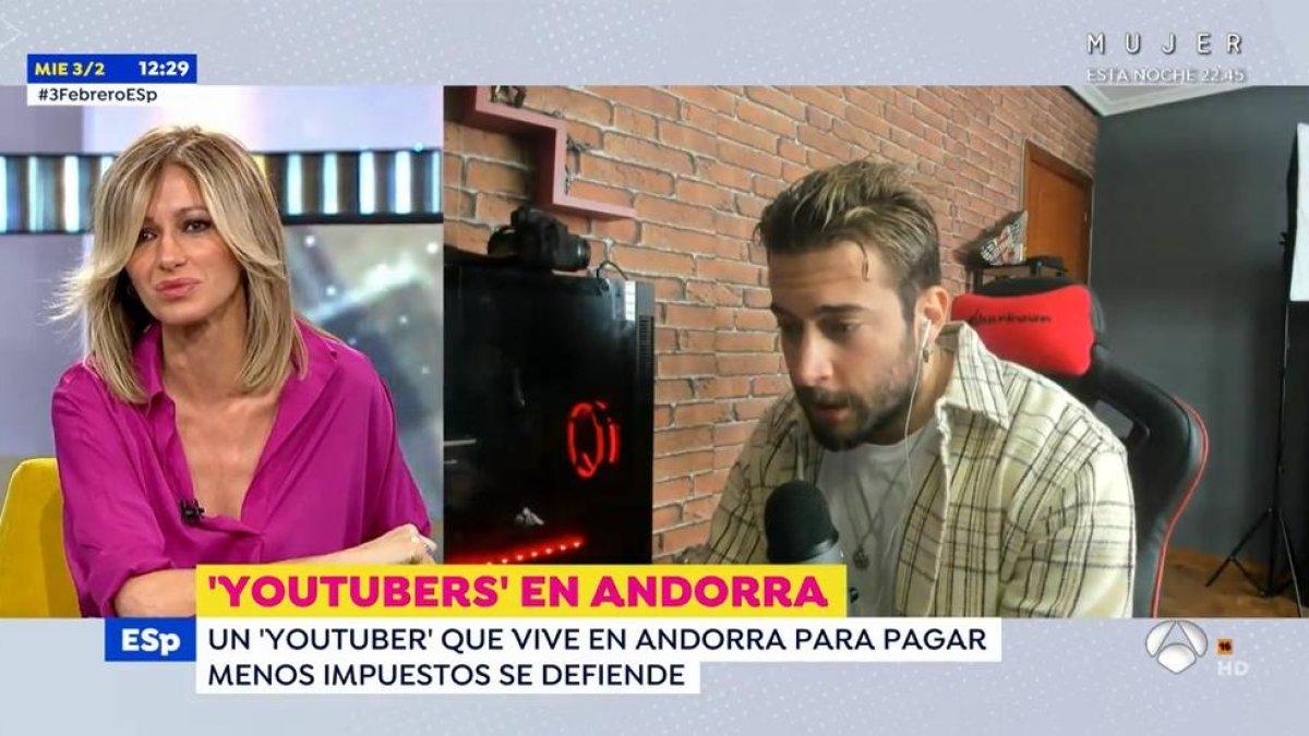 El ‘youtuber’ que no era a Andorra.