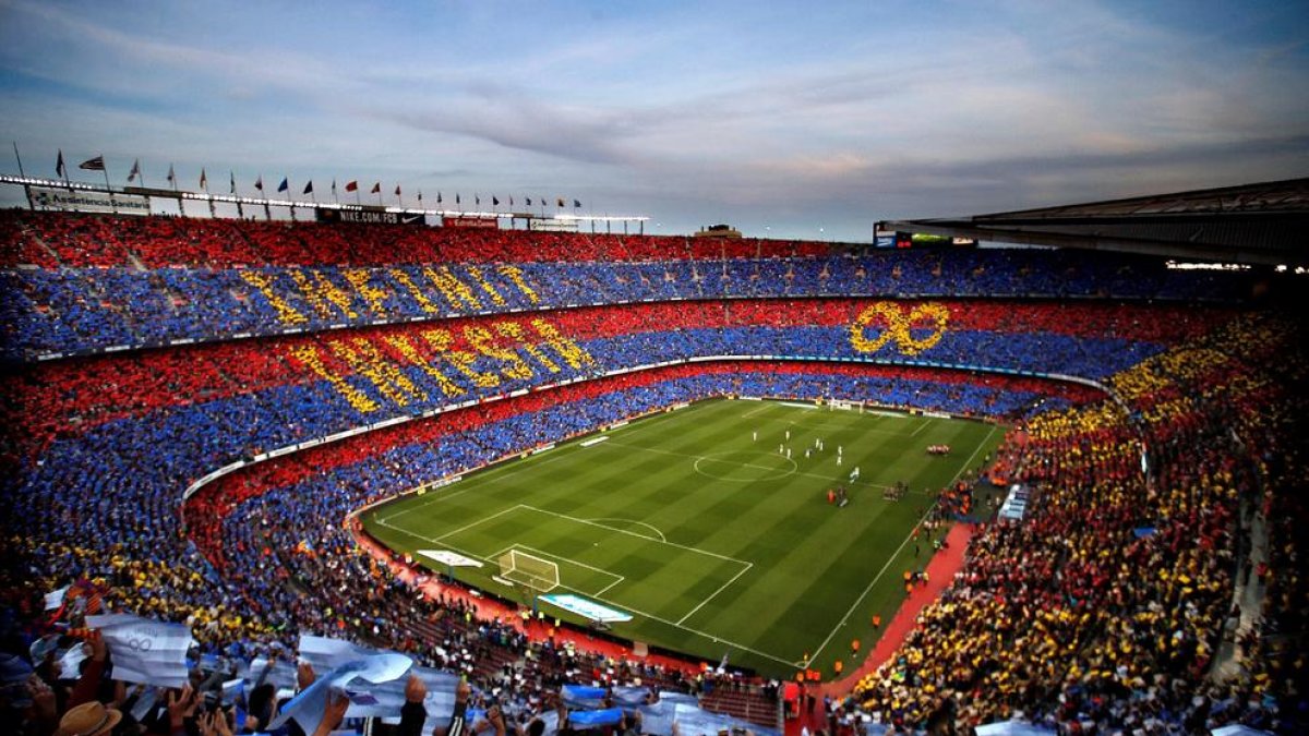 El Camp Nou podrá acoger a 40.000 espectadores con las medidas que entran en vigor el viernes.