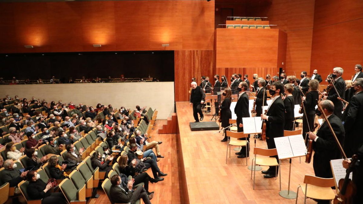 La consellera va assistir al concert a l’Auditori de l’Orquestra del Liceu, dirigida per Marc Minkowski.