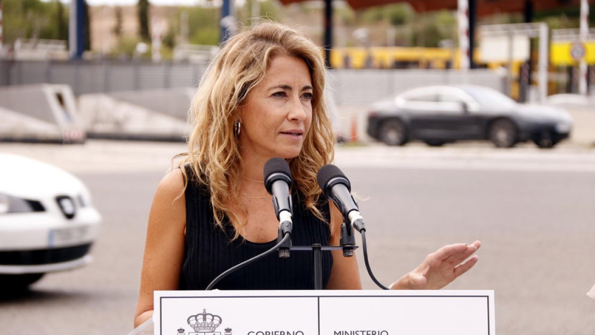 La ministra de Transports, Mobilitat i Agenda Urbana, Raquel Sánchez.