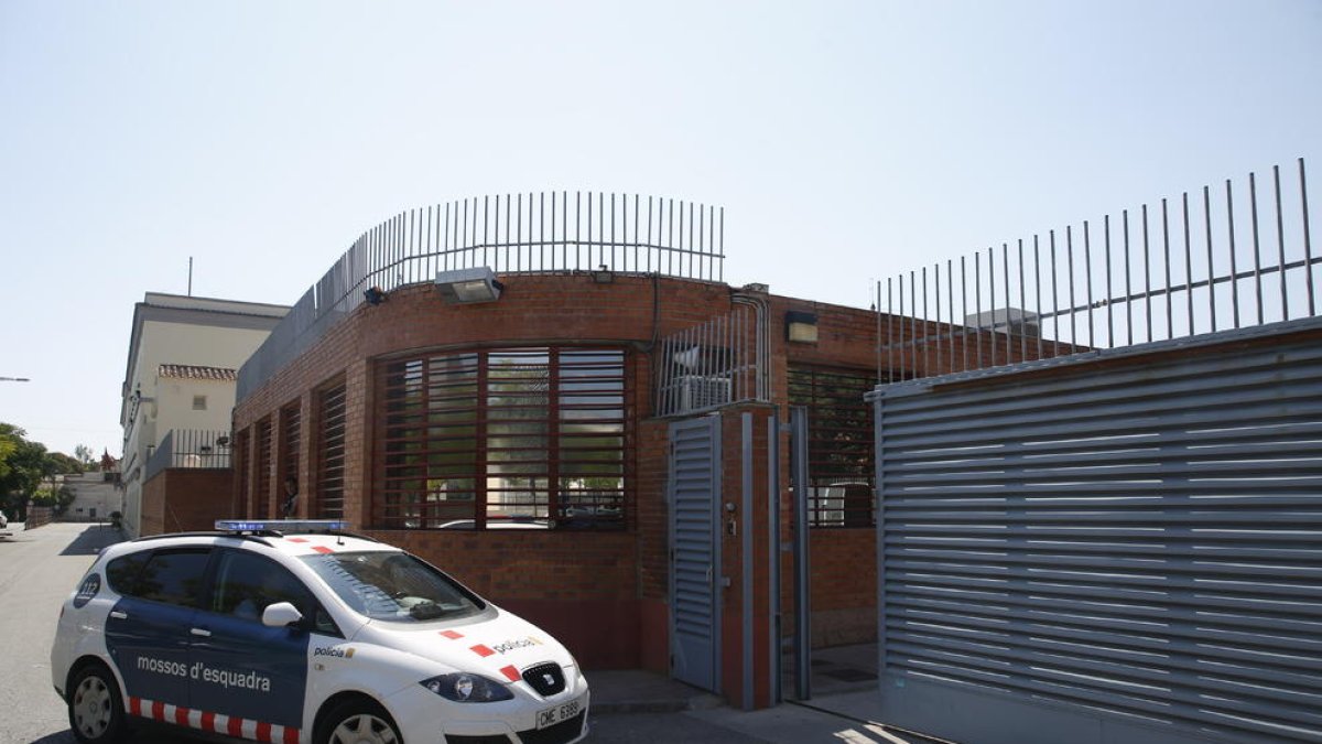 L’entrada de la presó de Lleida.