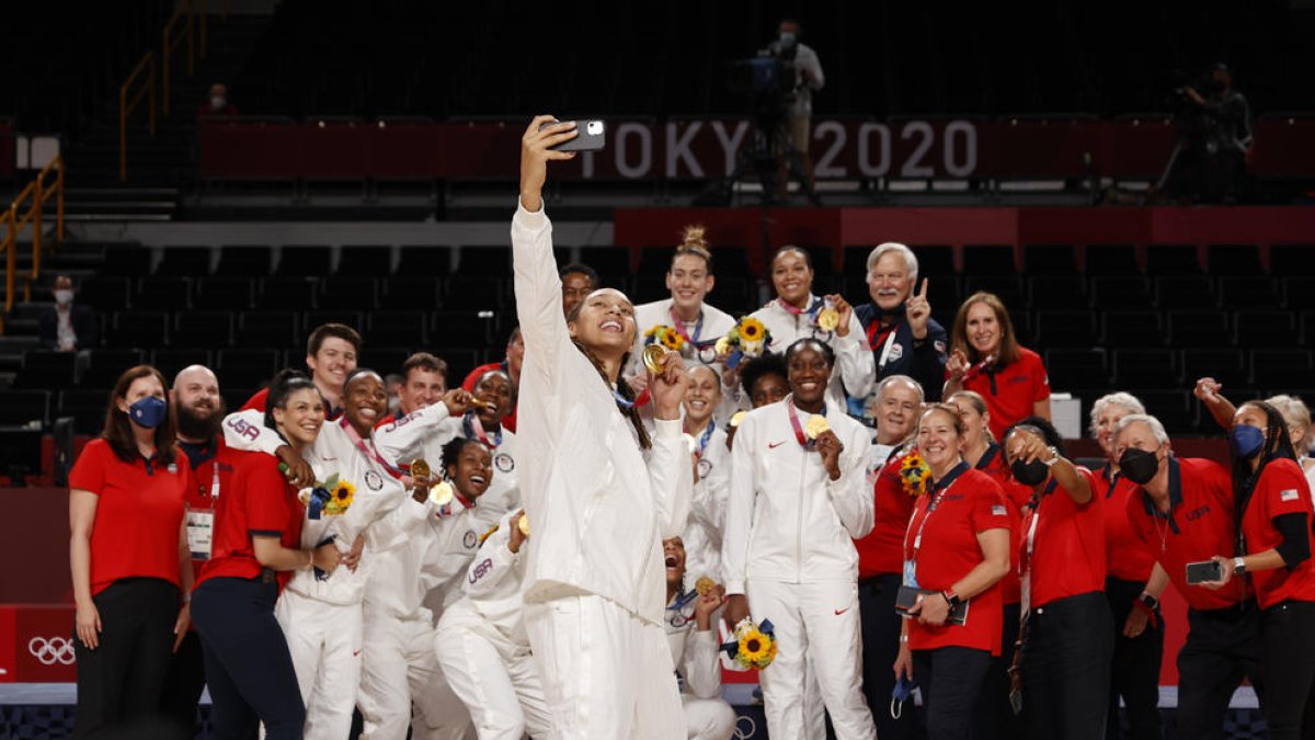 El equipo femenino de baloncesto de Estados Unidos ganó la final con comodidad.