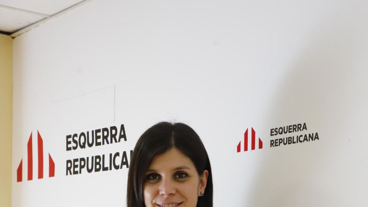 Marta Vilalta, candidata de ERC por Lleida en las elecciones al Parlament del domingo. 