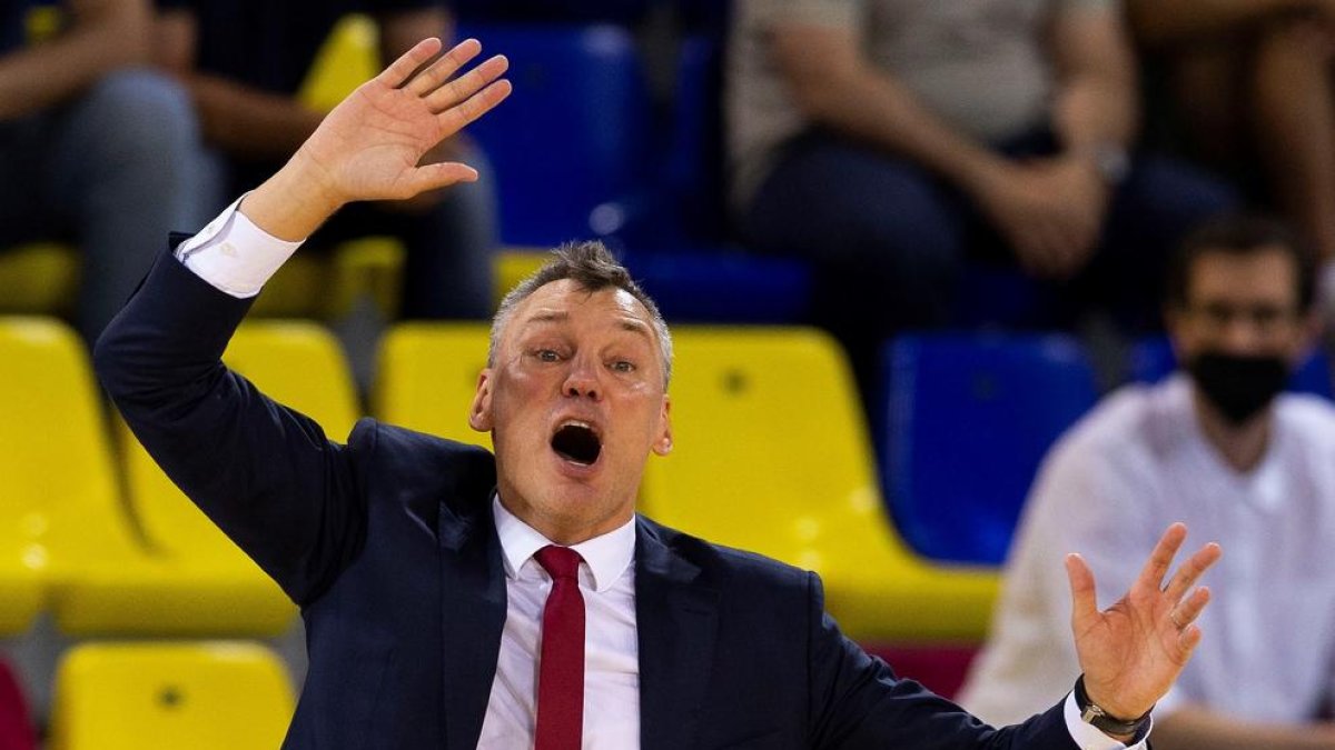 Sarunas Jasikevicius, entrenador del Barcelona.