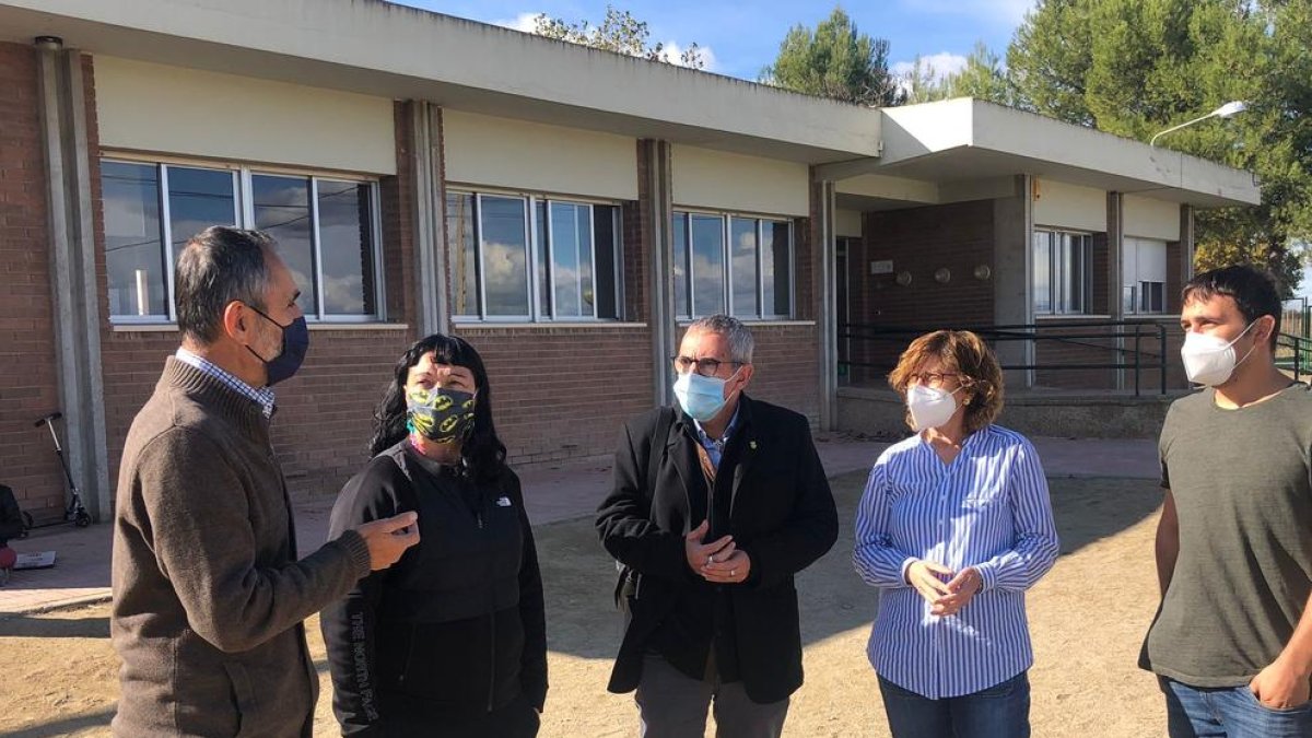 Visita del consell al centre d’educació especial Siloé.